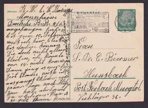 Mannheim Baden Württemberg Deutsches Reich Brief Postsache SST Dein Wochenende