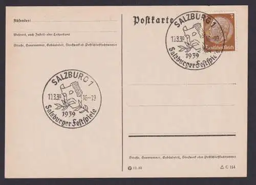 Ostmark Salzburg Österreich Deutsches Reich Drittes Reich Karte Anlass Kultur
