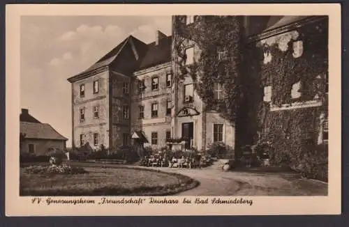 Ansichtskarte Bad Schmiedeberg Sachsen Anhalt Genesungsheim Freundschaft
