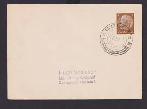 Görlitz Sachsen Deutsches Reich Drittes Reich Karte Philatelie SST Briefmarken