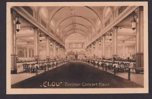 Ansichtskarte Berlin Clou Concert Haus Kultur n. Schwäbisch Hall Baden