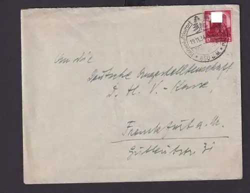 Todtmoos Baden Deutsches Reich Drittes Reich Brief SST Höhenluftkurort im