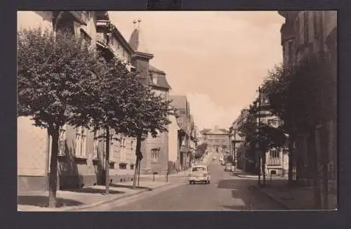 Ansichtskarte Ilmenau Thüringen Strasse d. jungen Techniker Baumallee Bäume n.