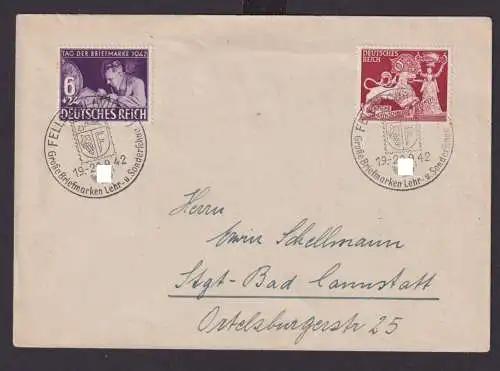 Deutsches Reich Drittes Reich Brief Baden Württemberg Philatelie SST Große