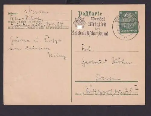 Berlin Deutsches Reich Drittes Reich Karte SST Werdet Mitglied im