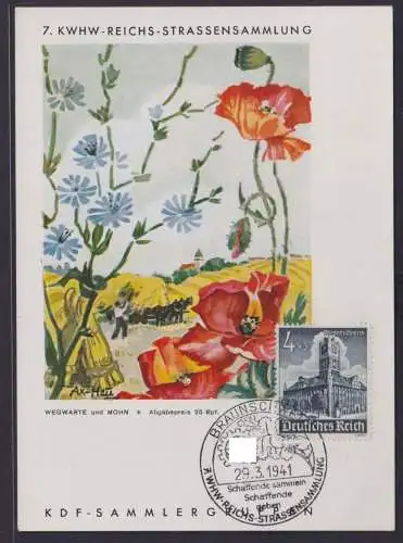 Deutsches Reich Brief 7 KWHW Reichs Straßensammlung Anlasskarte immer beliebt