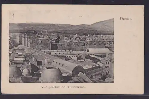 Osmanisches Reich Türkei Ansichtskarte Damaskus Syrien nach Paris Frankreich