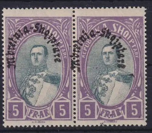 Albanien 198 im Paar Luxus postfrisch MNH 1928 Kat.-Wert 30,00 €
