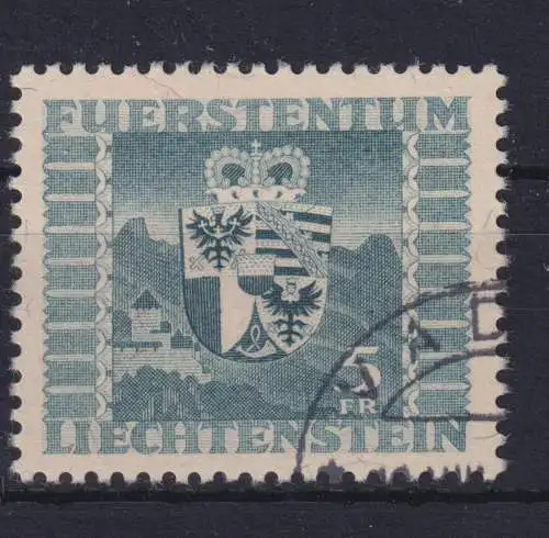 Liechtenstein 243 Luxus gestempelt Freimarke Wappen Kat-Wert 50,00