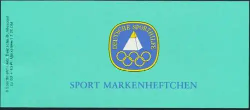 Bund Sport Markenheftchen 1984 Olympische Spiele 1207 postfrisch