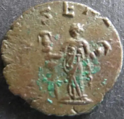 Römische Münze Claudius Gothicus 268-270 Antoninian RS: Fides mit 2 Feldzeichen