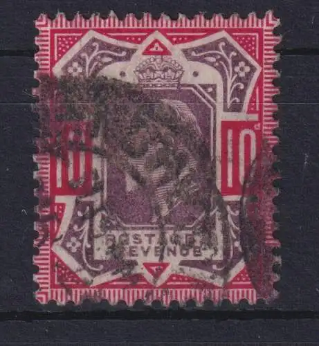 Großbritannien 113 A König Edward VII. 10 Pence 1902 gestempelt