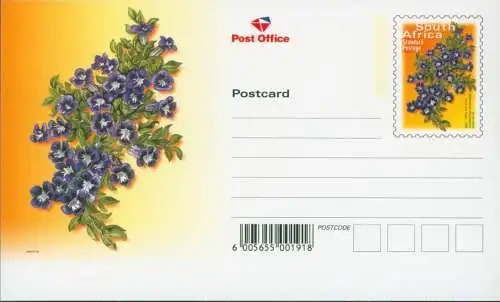 Südafrika Ganzsachen Blumen Set von 5 Postcards ohne Werteindruck 2003.