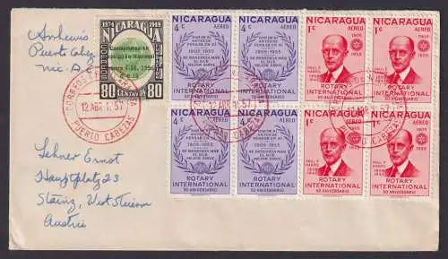 Nicaragua Puerto Cabezas 2x Viererblock Rotary International Brief