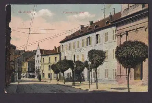 Ansichtskarte Deutsches Reich St. Avold Frankreich Hotel zur Post Ruckstuhl