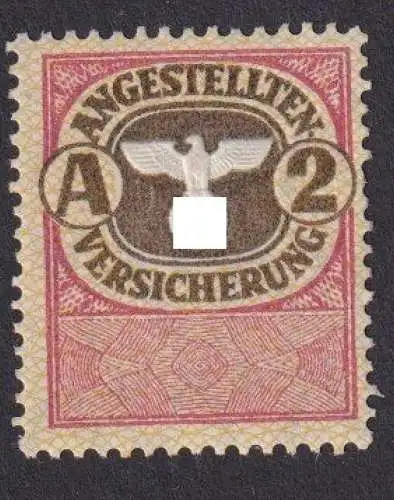 3. Reich Angestellten Versicherung A 2 Deutsches Reich Vignette Cinderella