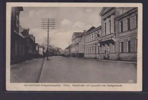 Ansichtskarte Mitau heute Jelgava Lettland Östlicher Kriegsschauplatz