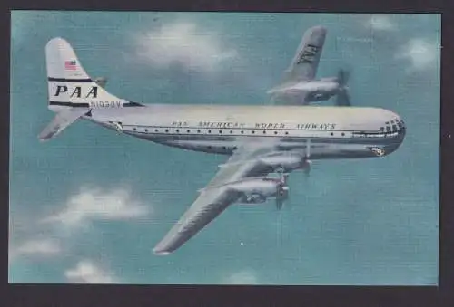 Flugpost Brief Air Mail PAA NIO§OV Pan American Strato Clipper Frankfurt AFS