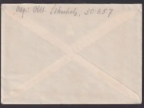 Deutsches Reich Brief II. Weltkrioeg Feldpost Nr 30657 Hope Schwarmstedt +Inhalt