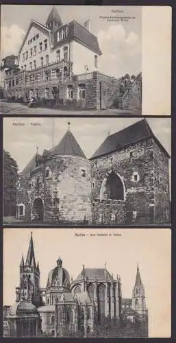 Ansichtskarte Aachen Lot Sammlung 24 Stk. z.B. Katschhof Festpreis 50,00