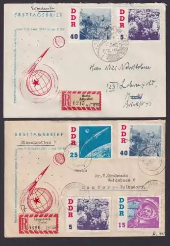 DDR Lot gute Sammlung Weltraum Kosmonaut Titow Sowjetunion 863-68 Festpreis 30,-