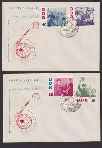 DDR Lot gute Sammlung Weltraum Kosmonaut Titow Sowjetunion 863-68 Festpreis 30,-