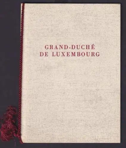 Luxemburg 2 Geschenkhefte Kantonalwappen 1957 + 1959 mit 575-580 und 612-617