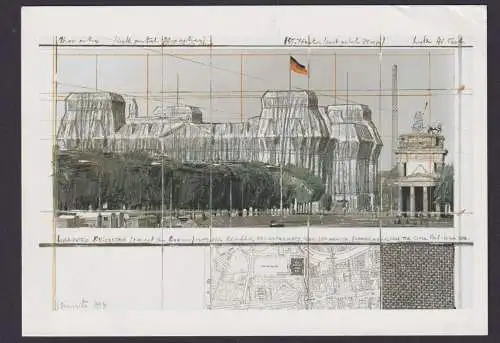 Bund Berlin Verhüllter Reichstag Künstler Kristo Ansichtskarte Bernex Schweiz