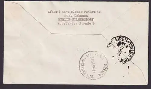 Flugpost Air Mail Bund MEF 237 attr. Brief Lufthansa Cowboy Buenos Aires