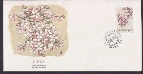 China Asien Asia Übersee Flora Pflanzen Blumen schöner Künstler Brief