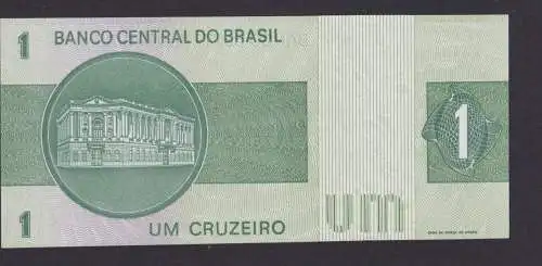 Banknoten Geldscheine Brasilien Südamerika 1 Cruzeiro unc.