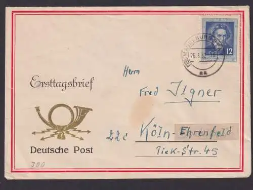 DDR Brief 300 Beethoven Musik Komponist FDC Magdeburg Köln Ehrenfeld