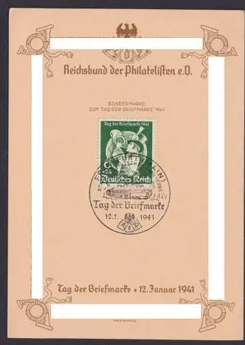 Frankfurt Main Deutsches Reich Philatelie Reichsbund d. Philatelisten 1941