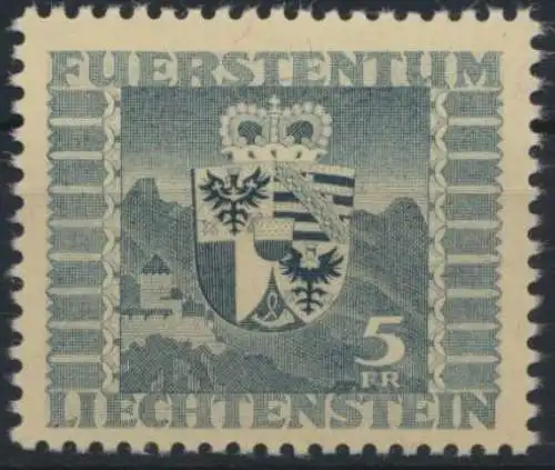 Liechtenstein 243 Wappen Ausgabe 1945 tadellos postfrisch MNH Kat.-Wert 35,00