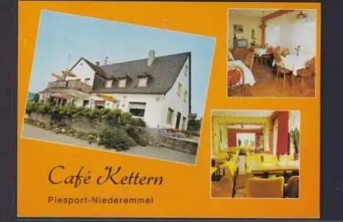 Ansichtskarte Piesport Niederemmel Rheinland Pfalz Cafe Kettern