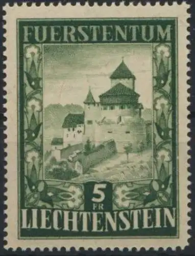 Liechtenstein 309 Schloss Vaduz tadellos postfrisch MNH Kat.-Wert 280,00 €