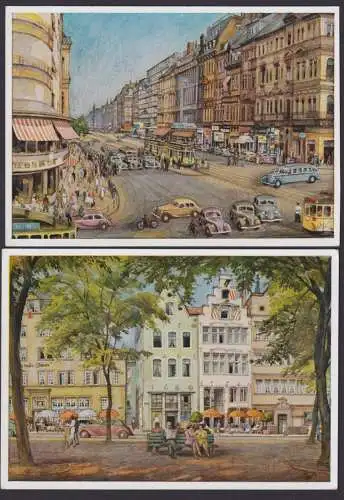 Ansichtskarte Lot Sammlung Köln NRW Bildkarten nach Orginalen v. Karl Petau