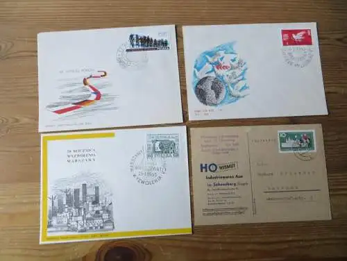 Grünstädtel über Schwarzenberg DDR Landpost Nachlass Sammlung Briefe Ganzsachen