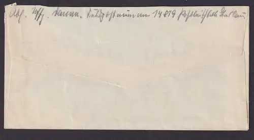 Besetzung Polen Generalgouvernement Feldpost Brief stummer St. Feldpost Nr 14819