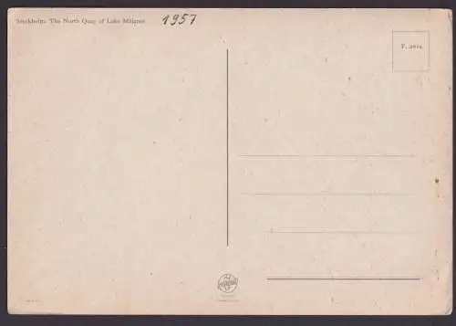 Lot Sammlung 4 x Groß Ansichtskarten 210 x 150 Stockholm Schweden Versch.