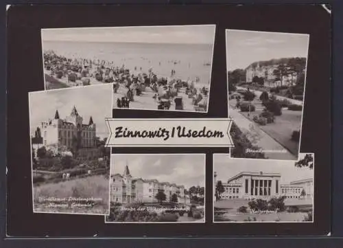 Ansichtskarte Zinnowitz Usedom Ostseebad Ansichten Mecklenburg Vorpommern nach