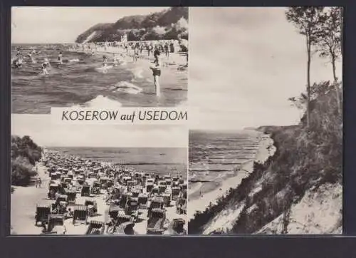 Ansichtskarte Koserow Usedom Insel Meeransichten Mecklenburg Vorpommern nach