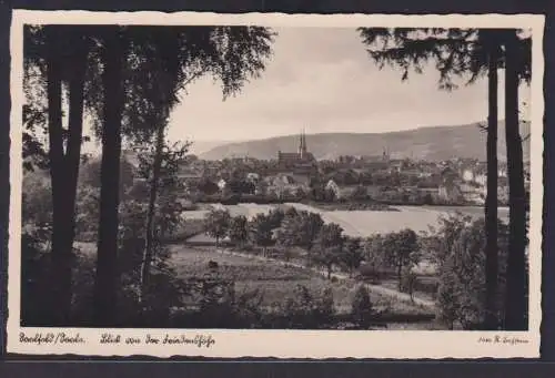 Ansichtskarte Saalfeld Saale Fluß Ortsansicht Landschaft Thüringen Kunstverlag