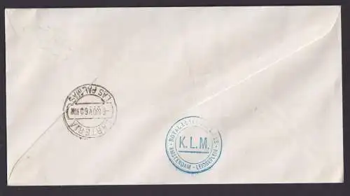 Flugpost Brief Air Mail Niederlande KLM Amsterdam LasPalmas Gran Canaria Spanien