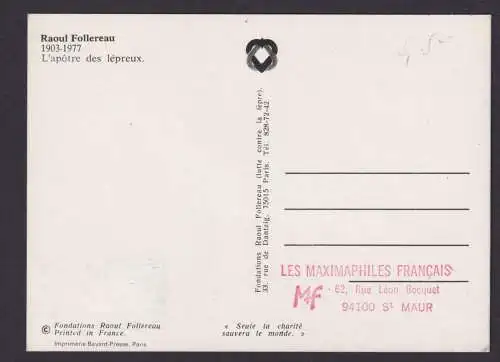 Briefmarken Frankreich 2587 Raoul Follereau Schriftsteller Lepra Medizin