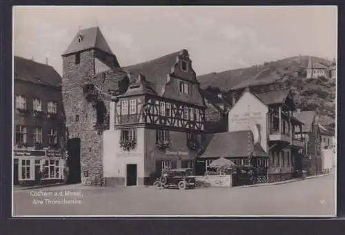 Ansichtskarte Cochem Mosel Fluss Alte Thorschenke Altdeutsche Weinstube