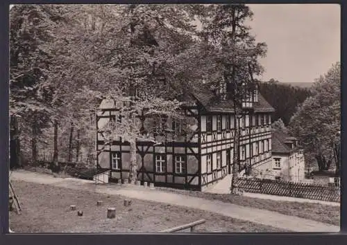 Ansichtskarte Wiesenbad Annaberg Thermalbad Sanatorium Robert Koch Haus