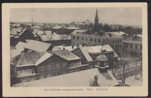 Miltaria Ansichtskarte Mitau Jelgava Stadt Lettland Kurland Ostgebiete Krieg