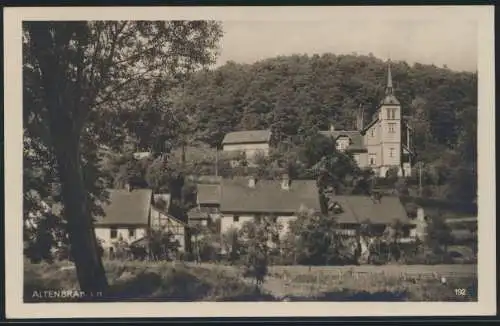 Flugpost air mail Abs. Oberbefehlshaber Luftfahrt Ansichtskarte Altenbrak Holste