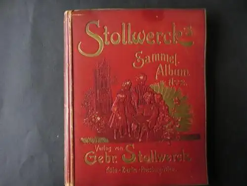 STOLLWERCK Sammelbilderalbum Nr. 2 Jugendstil Art Nouveau Album 1898 in guter